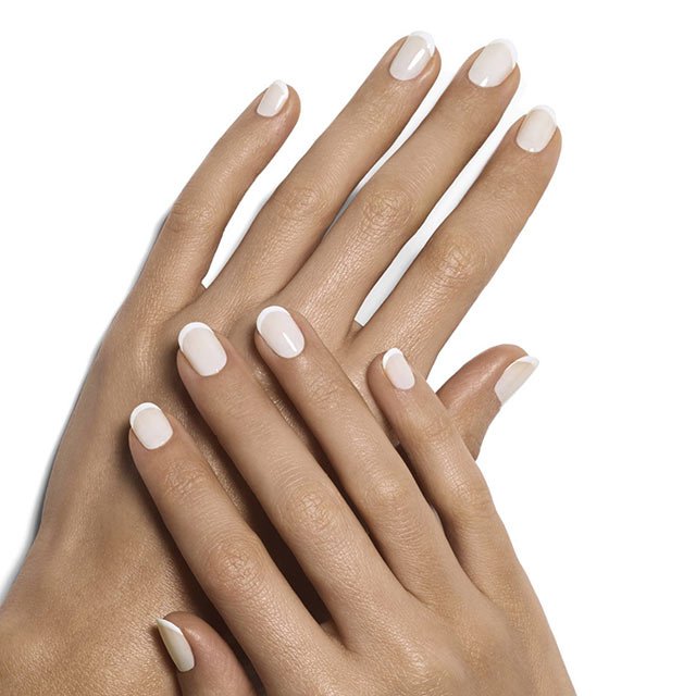 marshmallow french manicure