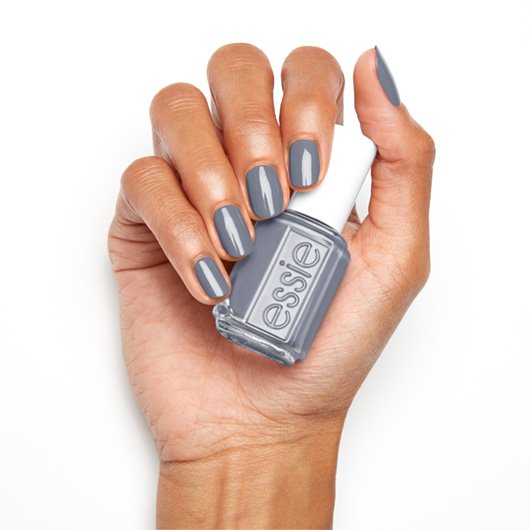 petal pushers stone rose grey nail polish nail color essie