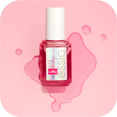 essie hard to resist advanced nail strengthener with a sheer pink tint