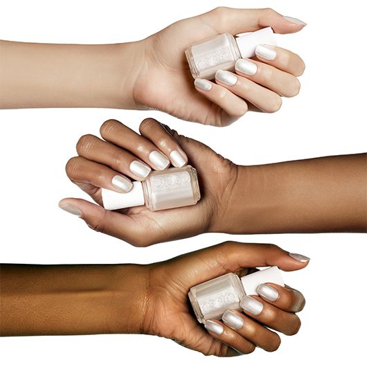 essie pearly white nail polish