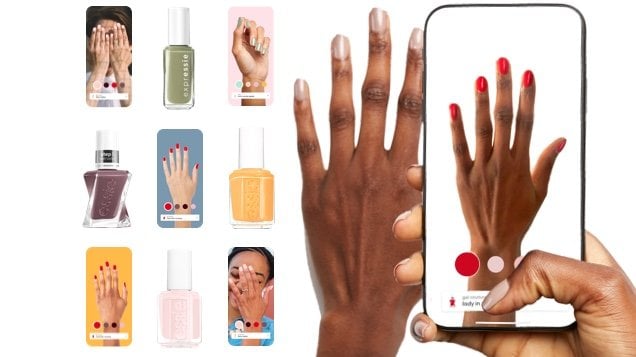 Essie’s Virtual Try-On Nail Salon