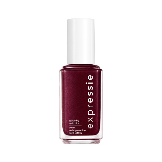 Essie Breaking The Bold Shimmer Dark Burgundy Nail Polish