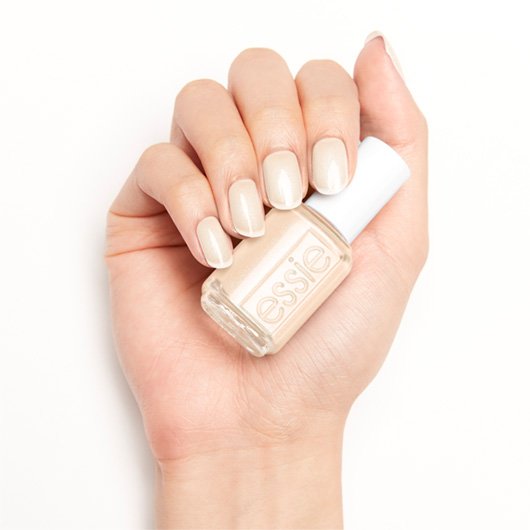 going steady - milky ivory shimmer nail polish & nail color